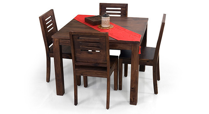 Salsia Squire 4 Seater Dining Table Set